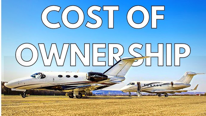 Aircraft maintenance engineer working on a private jet in a hangar, illustrating upkeep costs