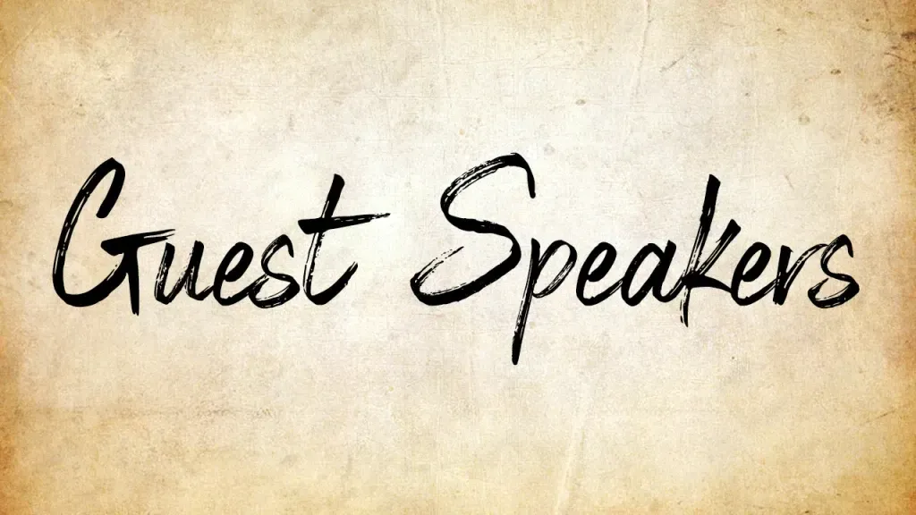 Guest Speaker