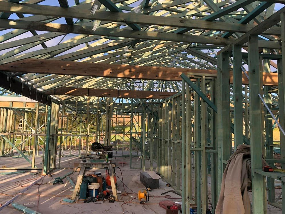 House Construction Using Metal Framing and Trusses