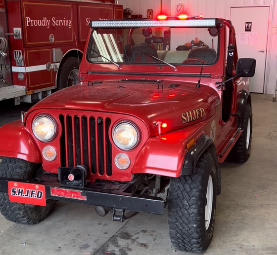 Brush truck lighting upgrade