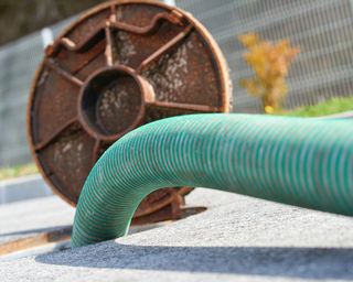 Emptying Septic Tank — Niantic, CT — Beers Septic Tank Service Inc.