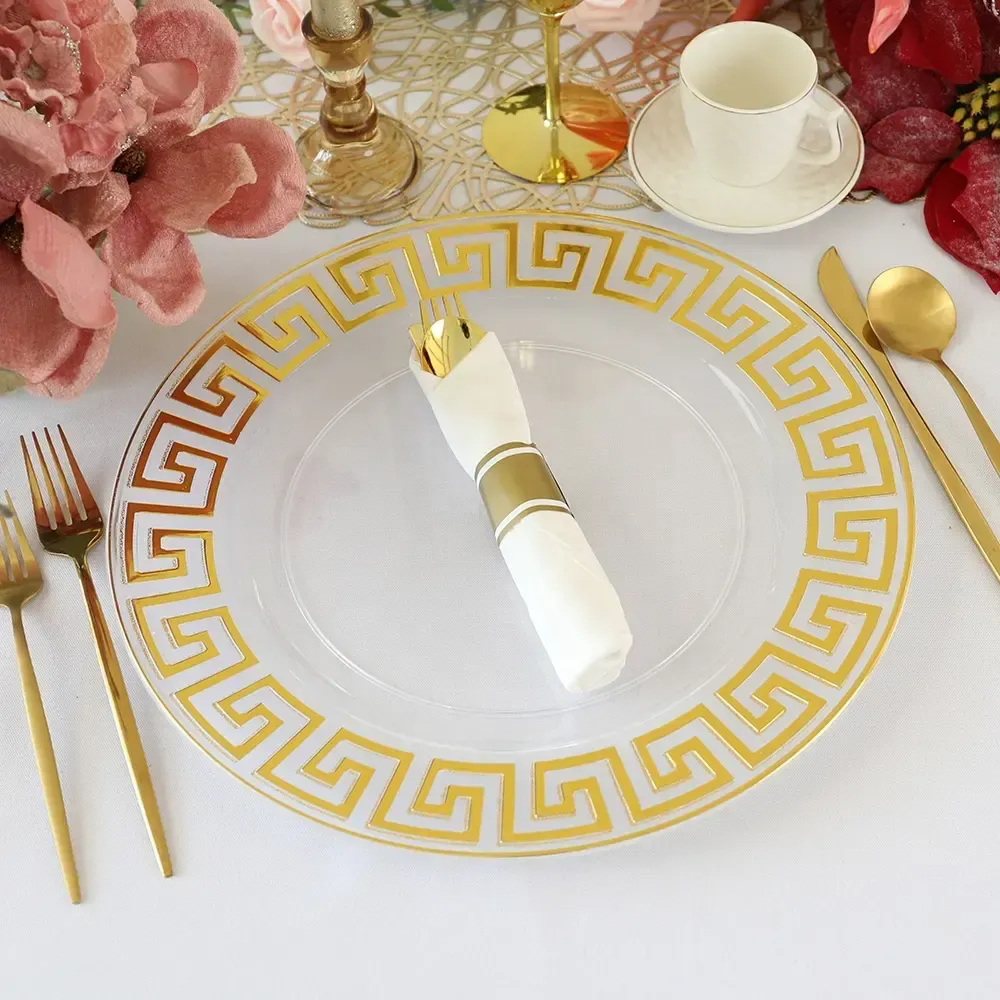 Gold-Trimmed Charger Plate