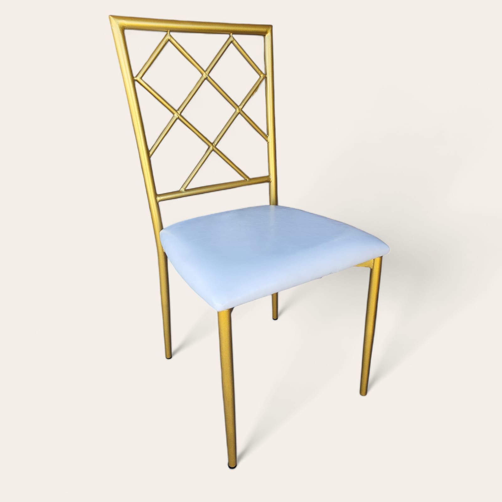 Gold Diamond-Back Chairs