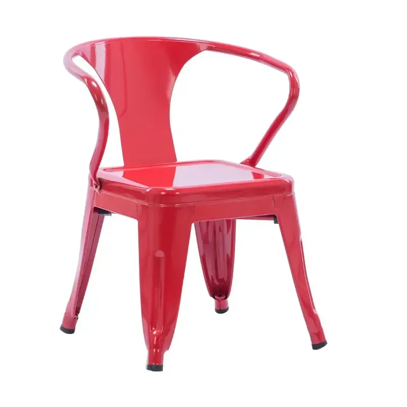 Kids' Colorful Metal Bistro Chairs (Kids)