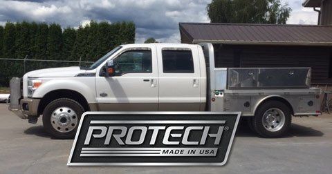 ALUMINUM RD MODEL TRUCK BED WITH PROTECH BOXES