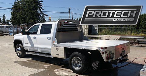 ALUMINUM RD MODEL TRUCK BED WITH PROTECH BOXES