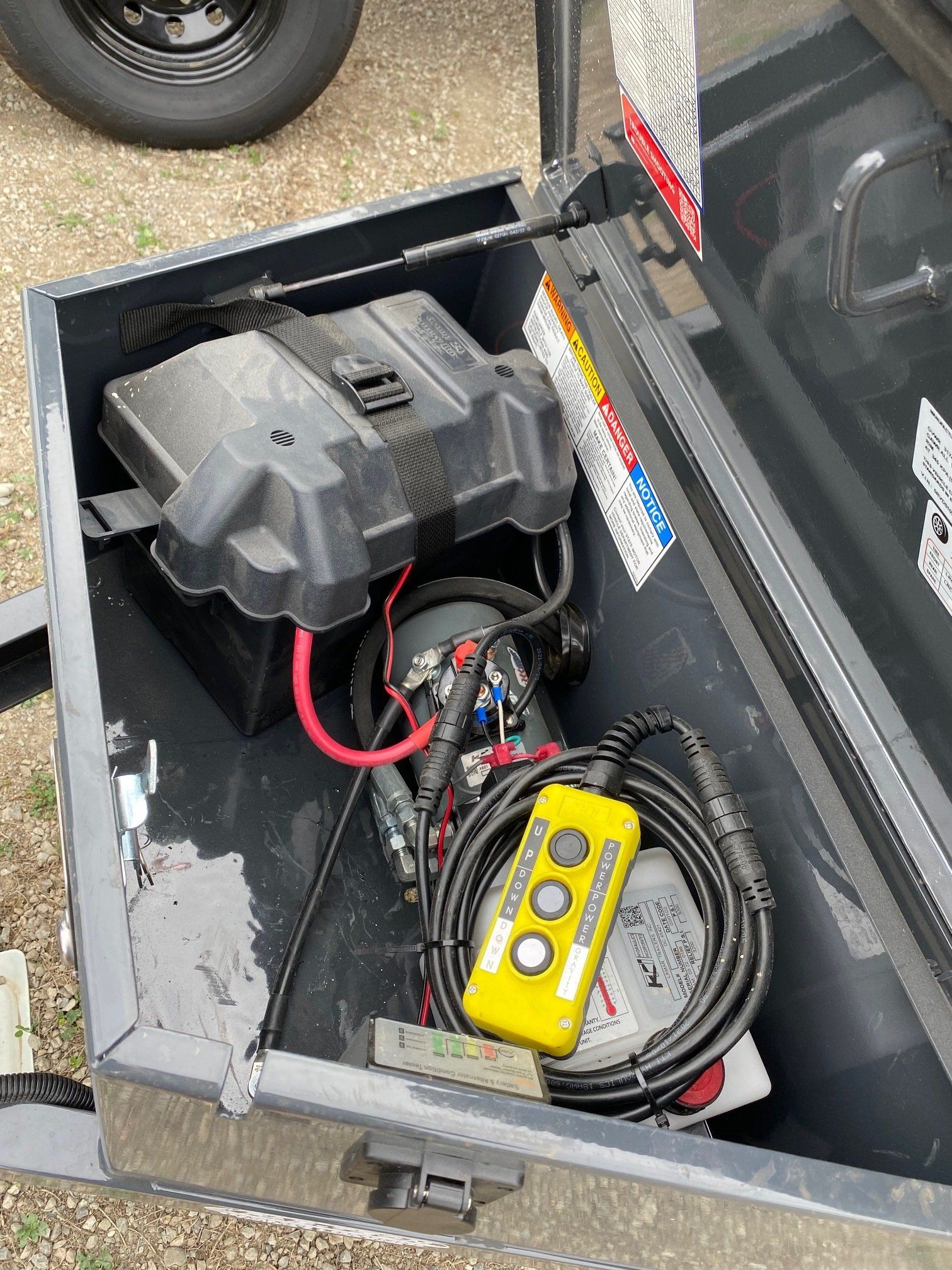 Tool Box on 5x10 Dump