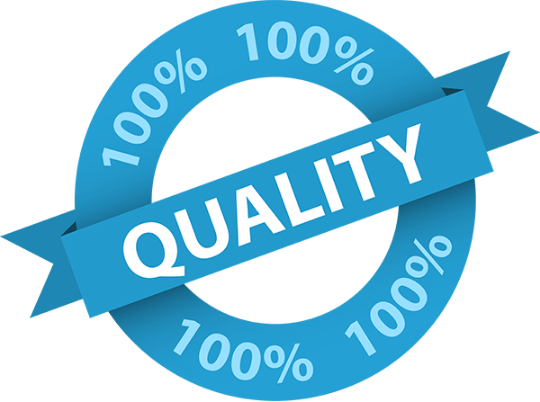 100% Quality Logo