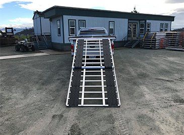 Sled deck trailer