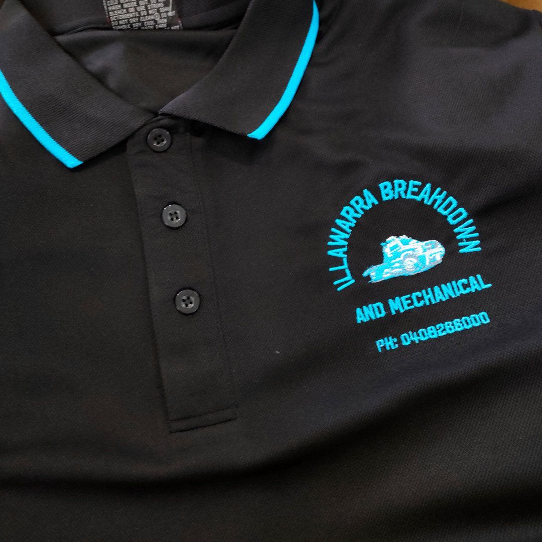 A Mechanics Uniform — NMTG Embroidery In Wollongong, NSW