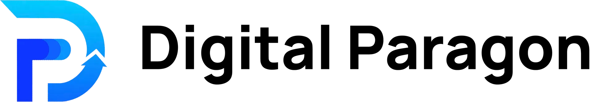 Digital Paragon logo with a blue stylized “D” icon and black text