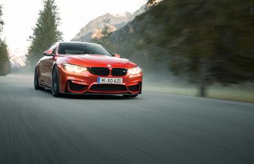 red bmw