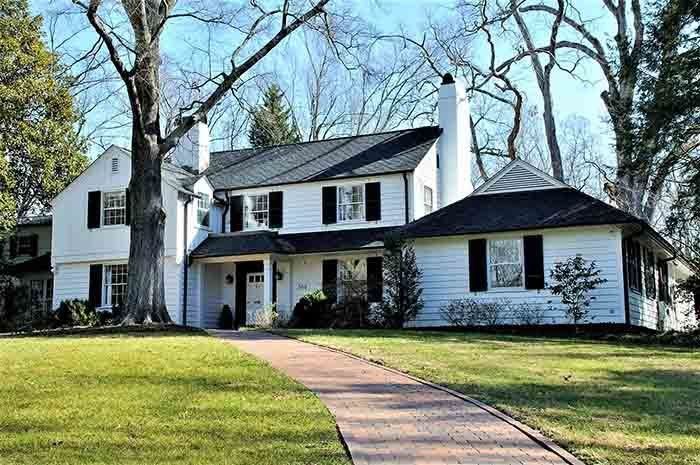 White House with Black Roofing — Chapel Hill, NC — Walker Brown Company LLC