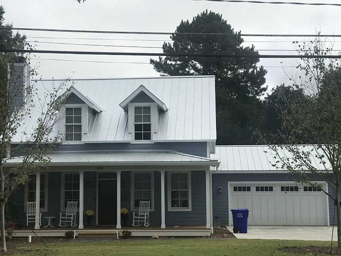 White Metal Roof — Chapel Hill, NC — Walker Brown Company LLC