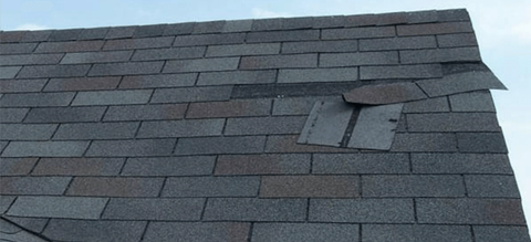 Tile Roofing — Roof with Damage in Chapel Hill, NC