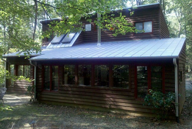 Slate Roofs — Closer View of Metal in Chapel Hill, NC