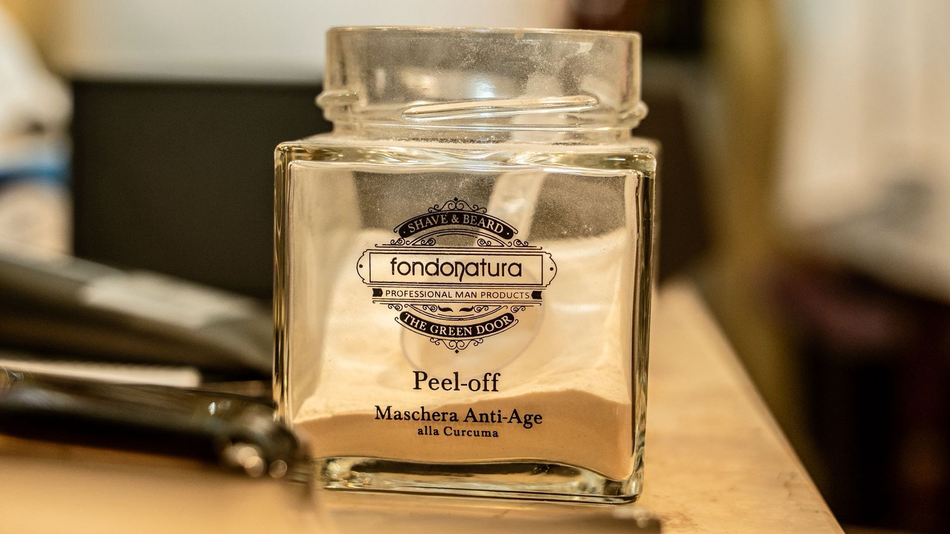 maschera Fondo Natura alla curcuma.