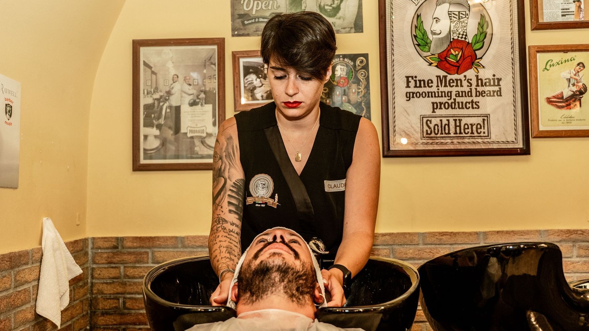 shampoo con massaggio