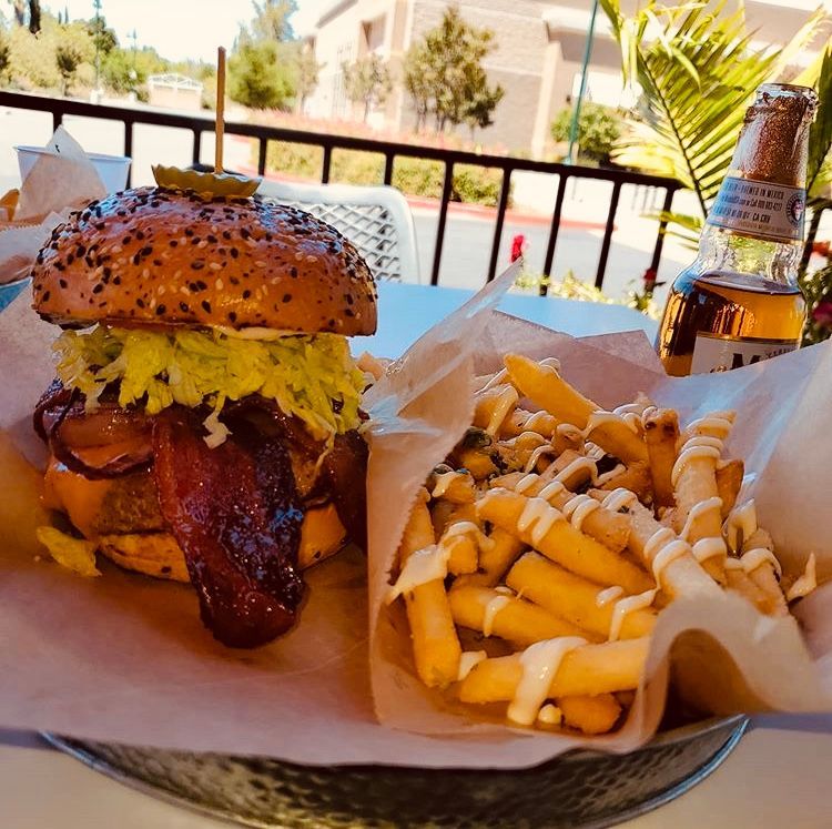 Three different types of burgers