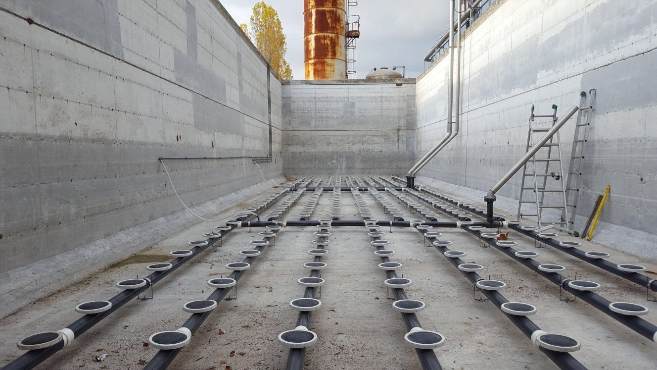 vasca per depurazione acqua