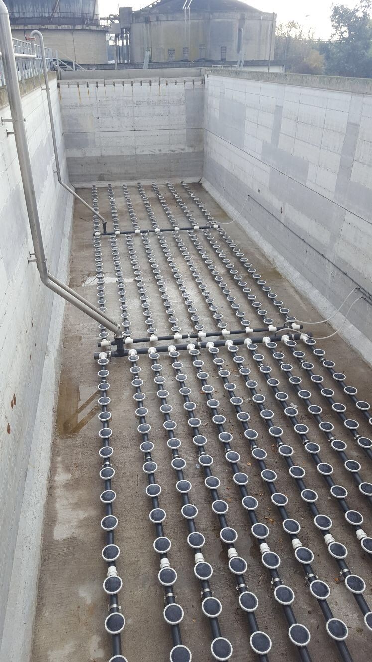 vasca impianto di depurazione acqua