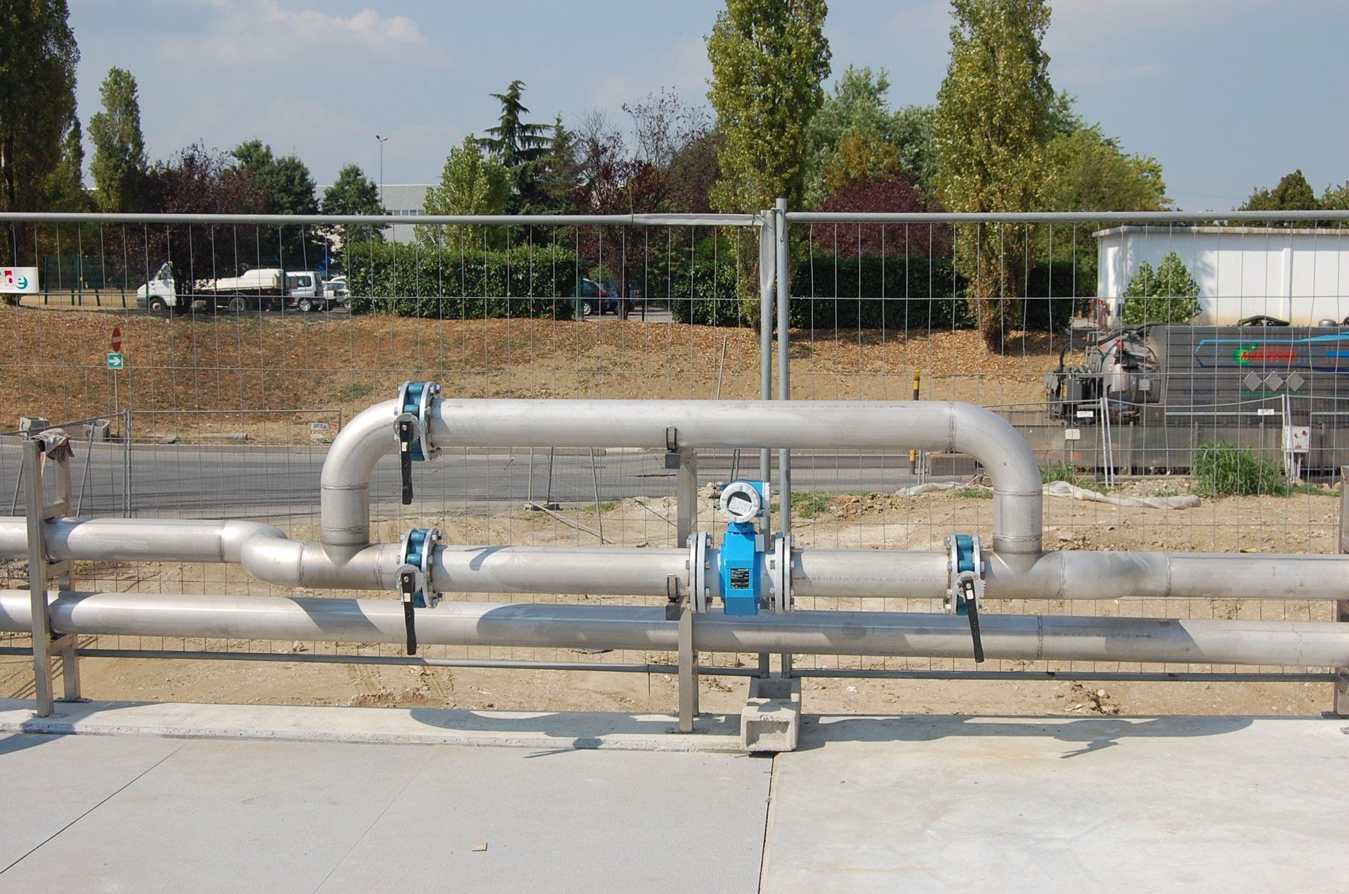 tubazioni di raccordo per impianto di depurazione acqua