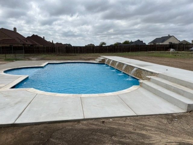 Large Concrete Swimming Pool — Dallas, TX — Heavenly Pools