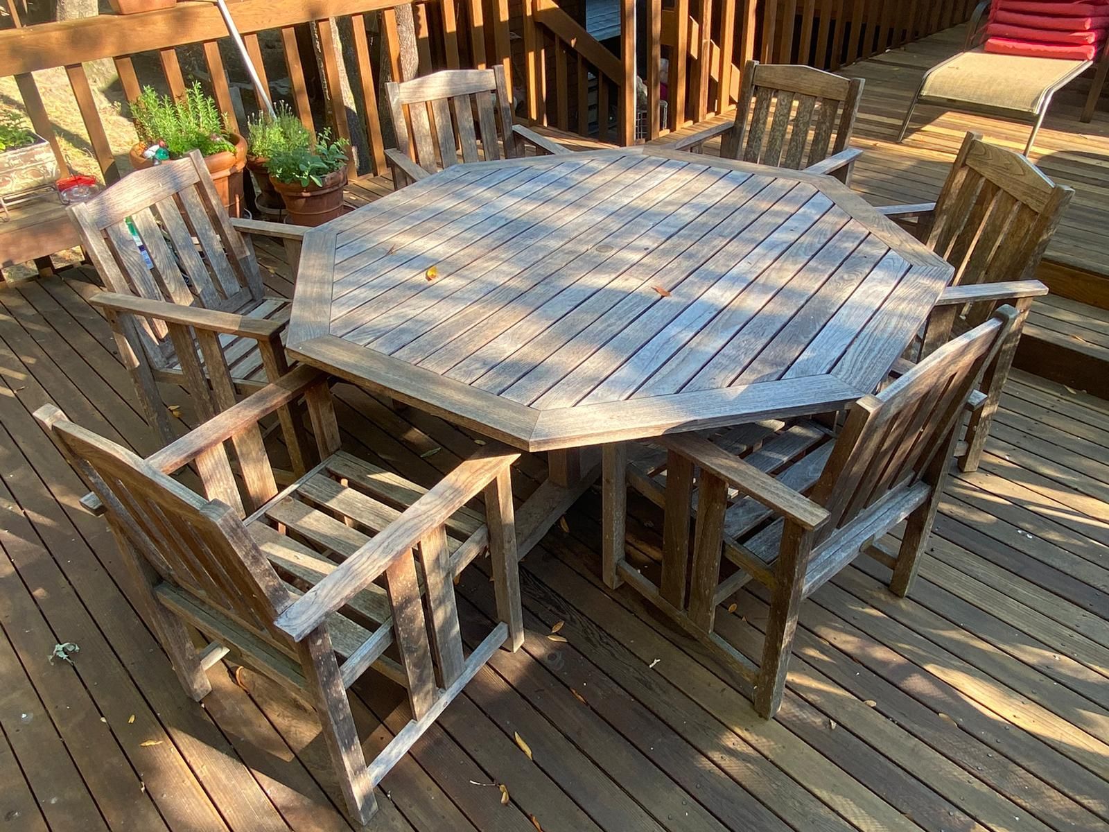 Before Wooden Deck — Gardena, CA — Teak Healers LLC