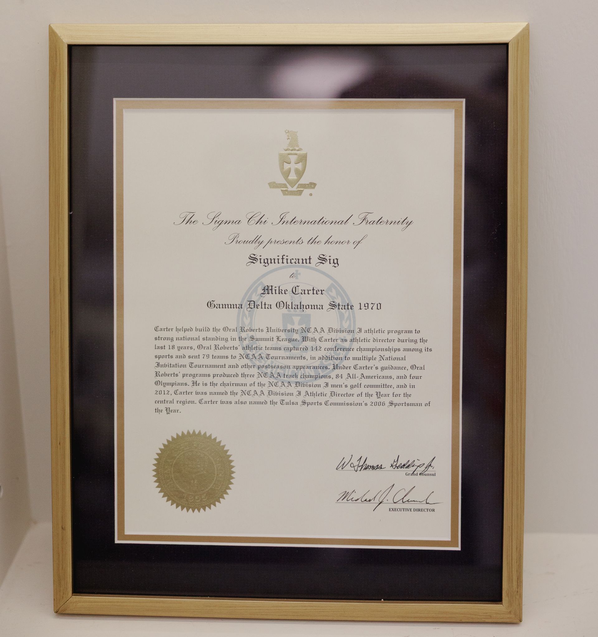 Significant Sig Mike Carter