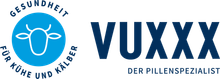 Vuxxx - der Pillenspezialist, Gesundheit für Kühe und Kälber, Logo