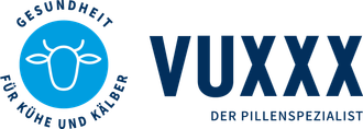 Vuxxx - der Pillenspezialist, Gesundheit für Kühe und Kälber, Logo