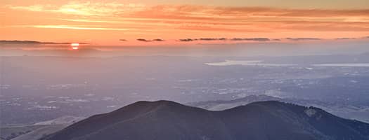 Mt. Diablo State Park Sunset, Eagle Peak