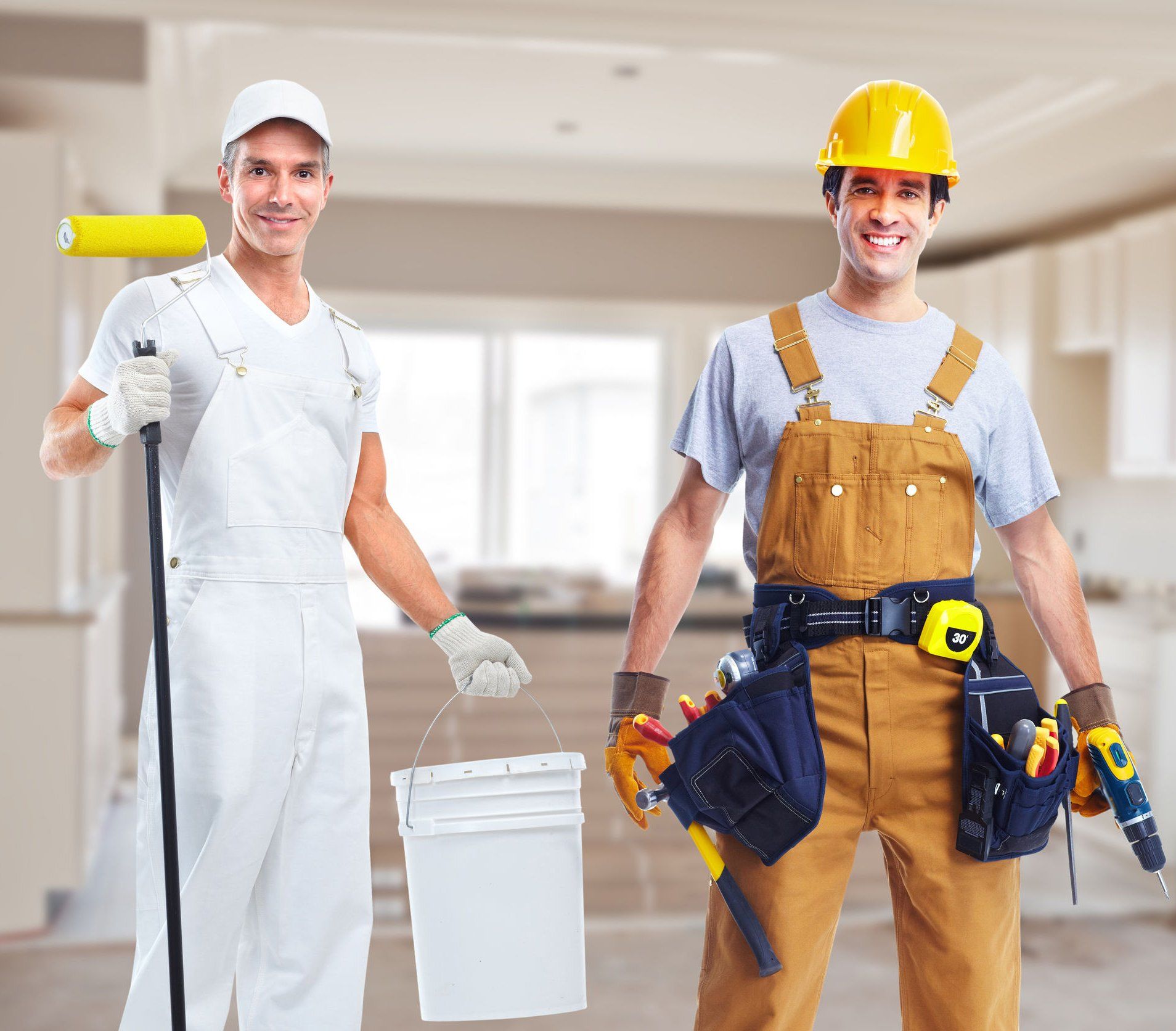 Semisa dos personas paradas