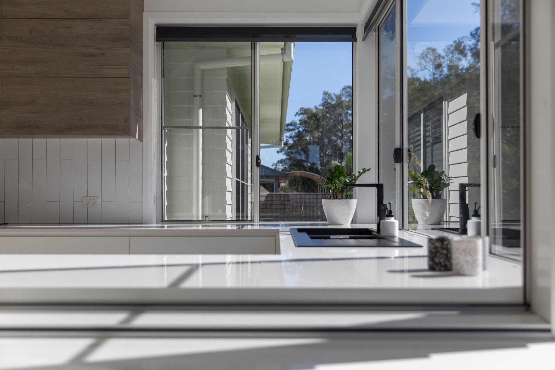 White Modern Kitchen — Platinum Kitchens & Bathrooms In Coffs Harbour NSW