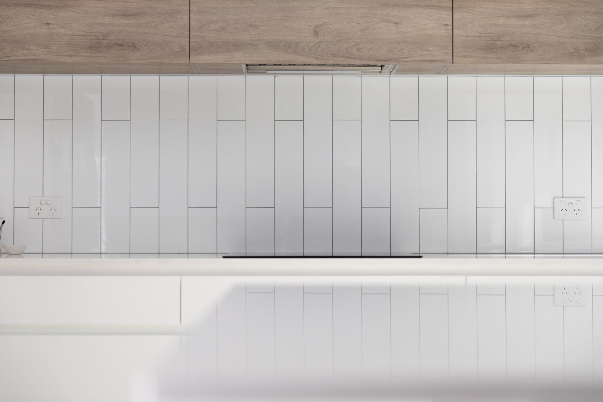 White Tiled Splashback — Platinum Kitchens & Bathrooms In Coffs Harbour NSW