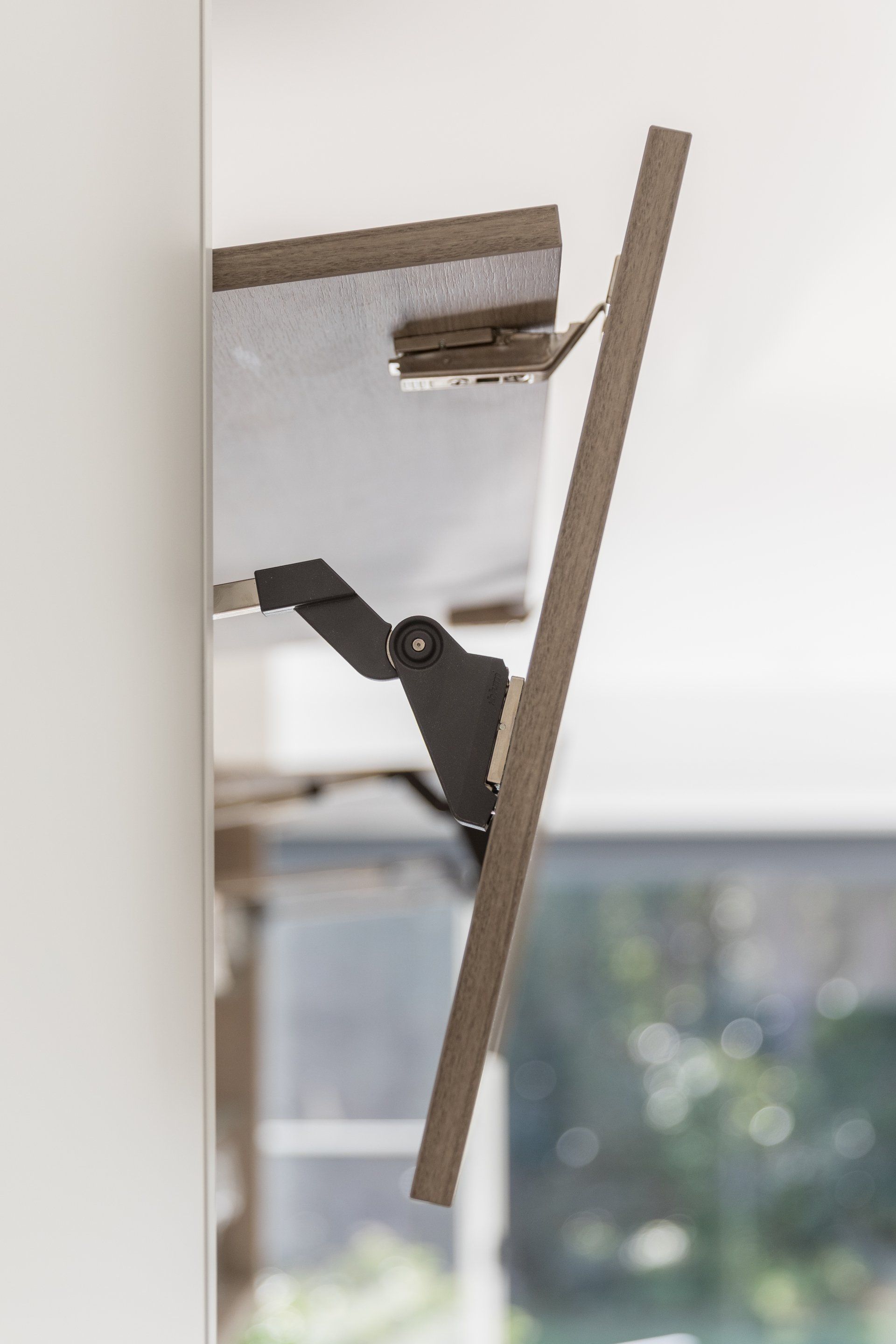 Open Kitchen Cupboard — Platinum Kitchens & Bathrooms In Coffs Harbour NSW