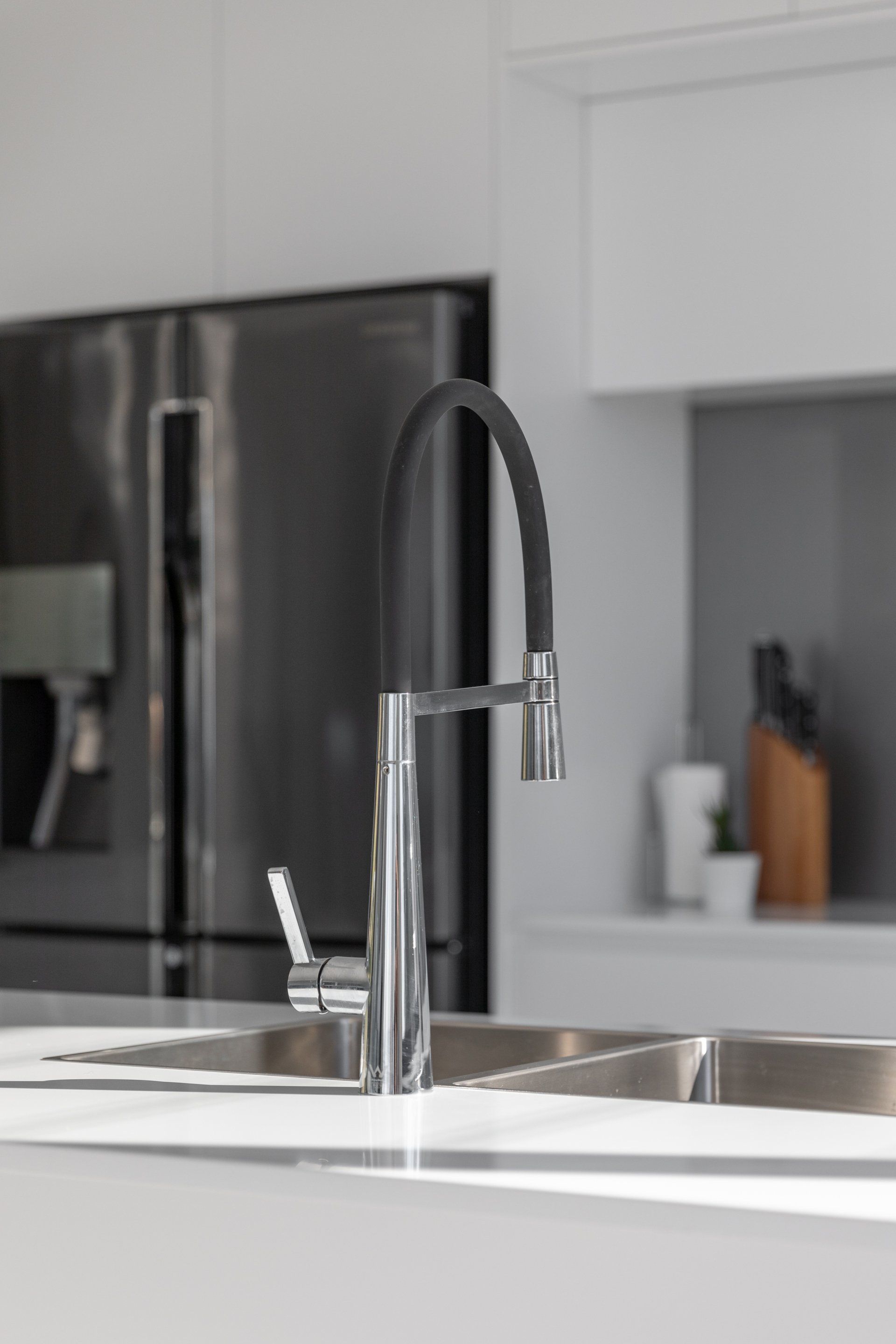 Back View Of Kitchen Sink — Platinum Kitchens & Bathrooms In Coffs Harbour NSW