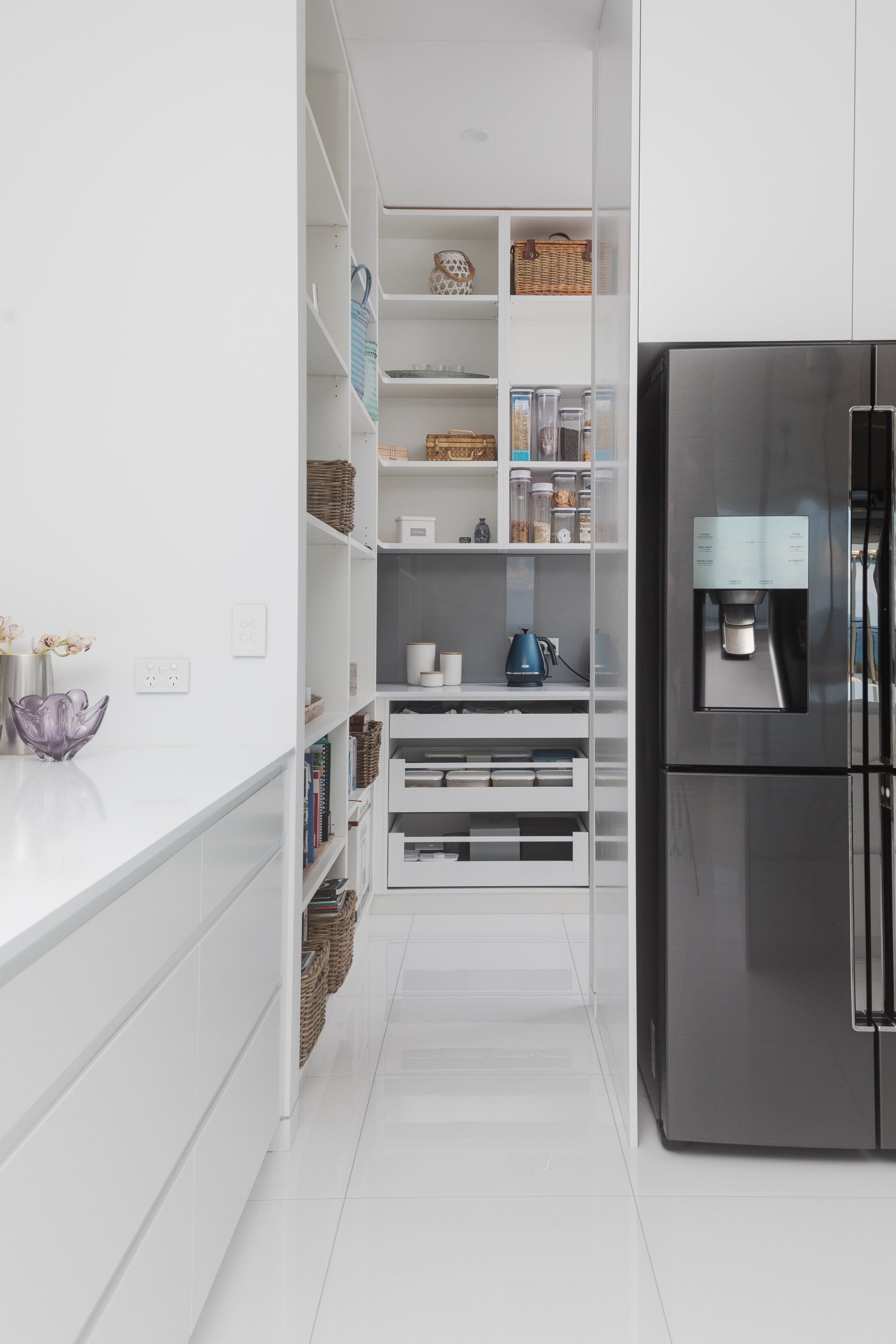 View Of A Modern Pantry — Platinum Kitchens & Bathrooms In Coffs Harbour NSW