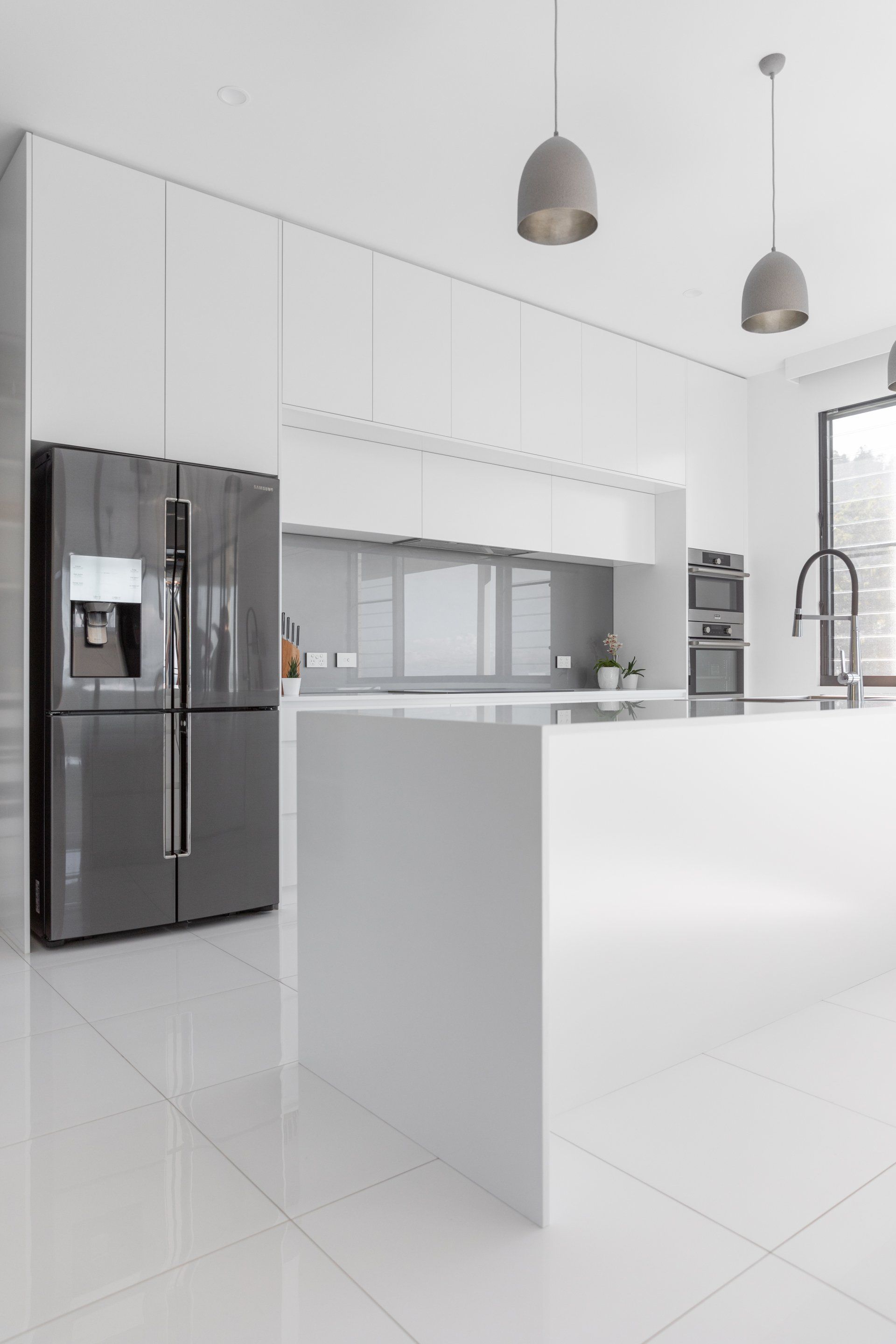 Modern White Kitchen — Platinum Kitchens & Bathrooms In Coffs Harbour NSW