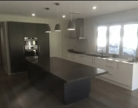 Platinum All black Kitchen Design — Platinum Kitchens & Bathrooms In Coffs Harbour NSW