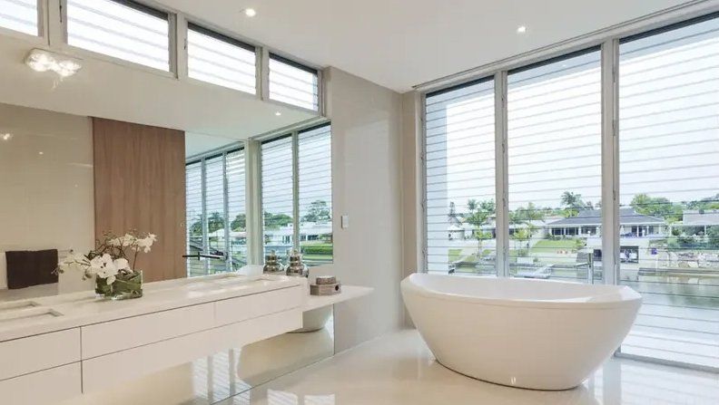 White Bathroom — Platinum Kitchens & Bathrooms In Coffs Harbour NSW