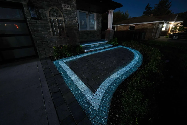Glow Rock on your patio and steps.