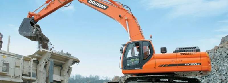 noleggio scavatore Doosan