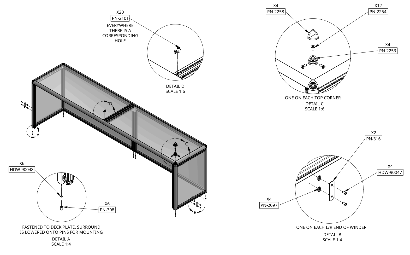 Surround Panels & Connectors