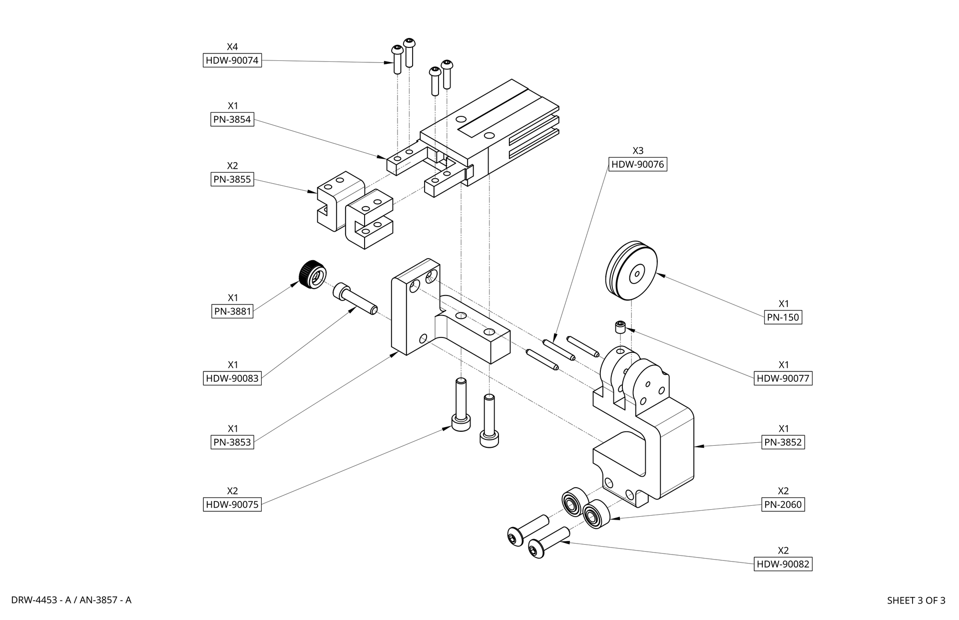 Guide Wheel and Filament Gripper