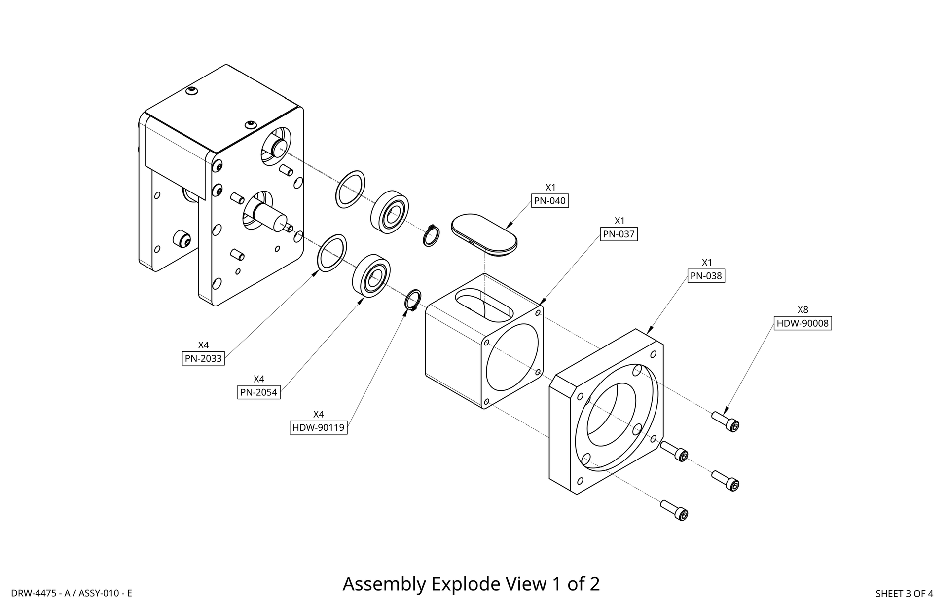 Actuator Pulley – Motor