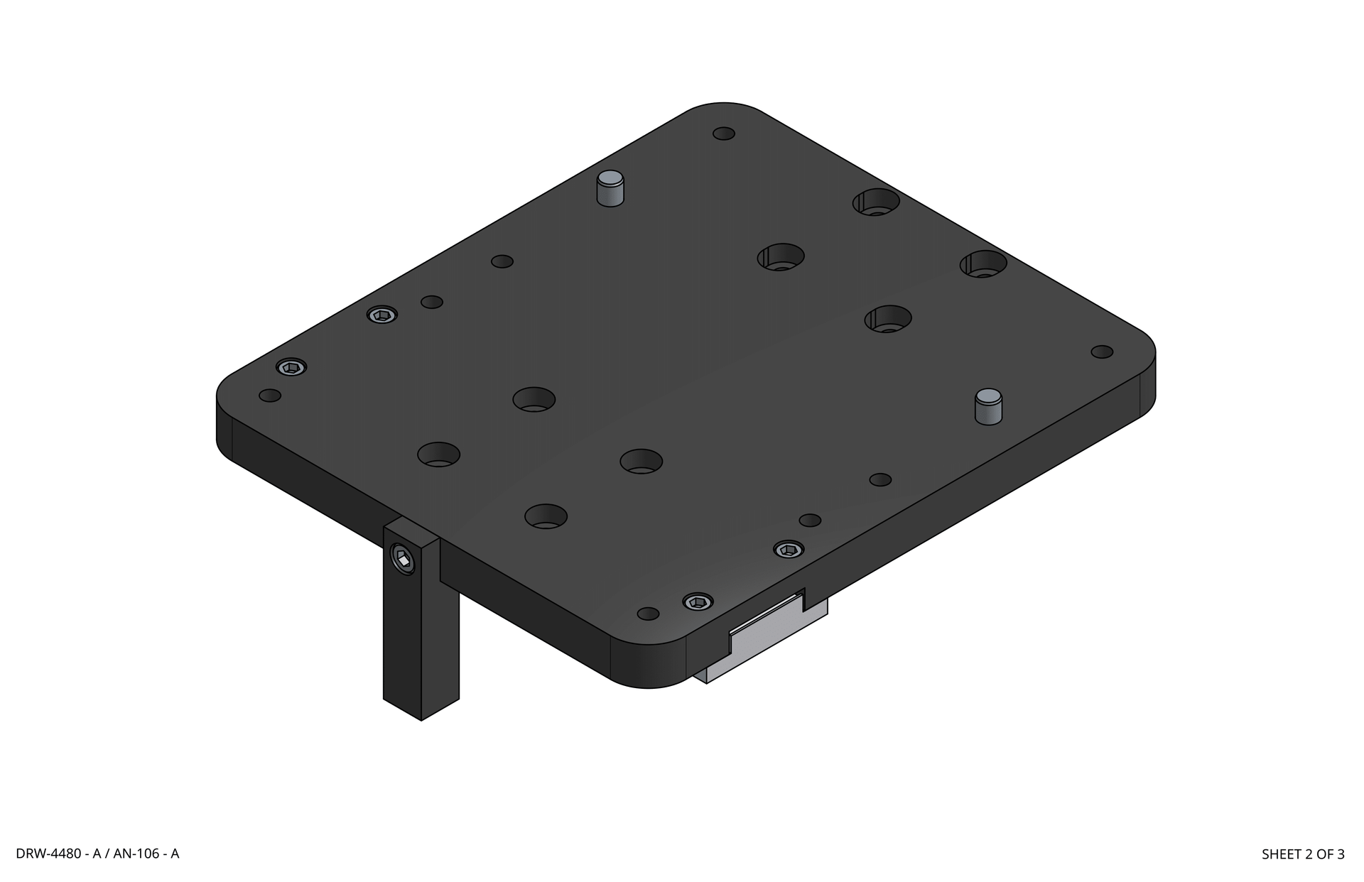 Carriage Sub-Plate - Tag