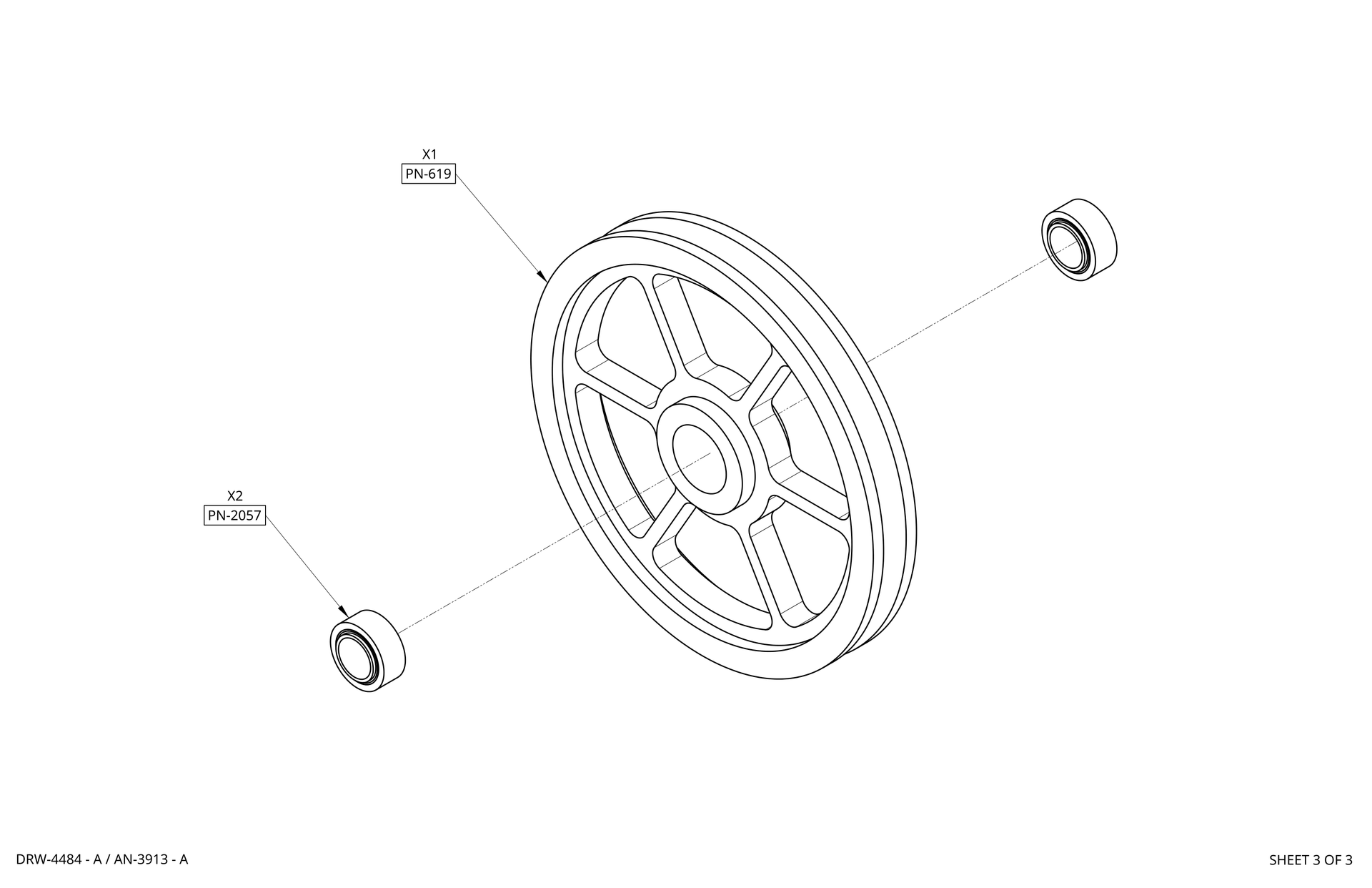 Wheel - Guide – 2”