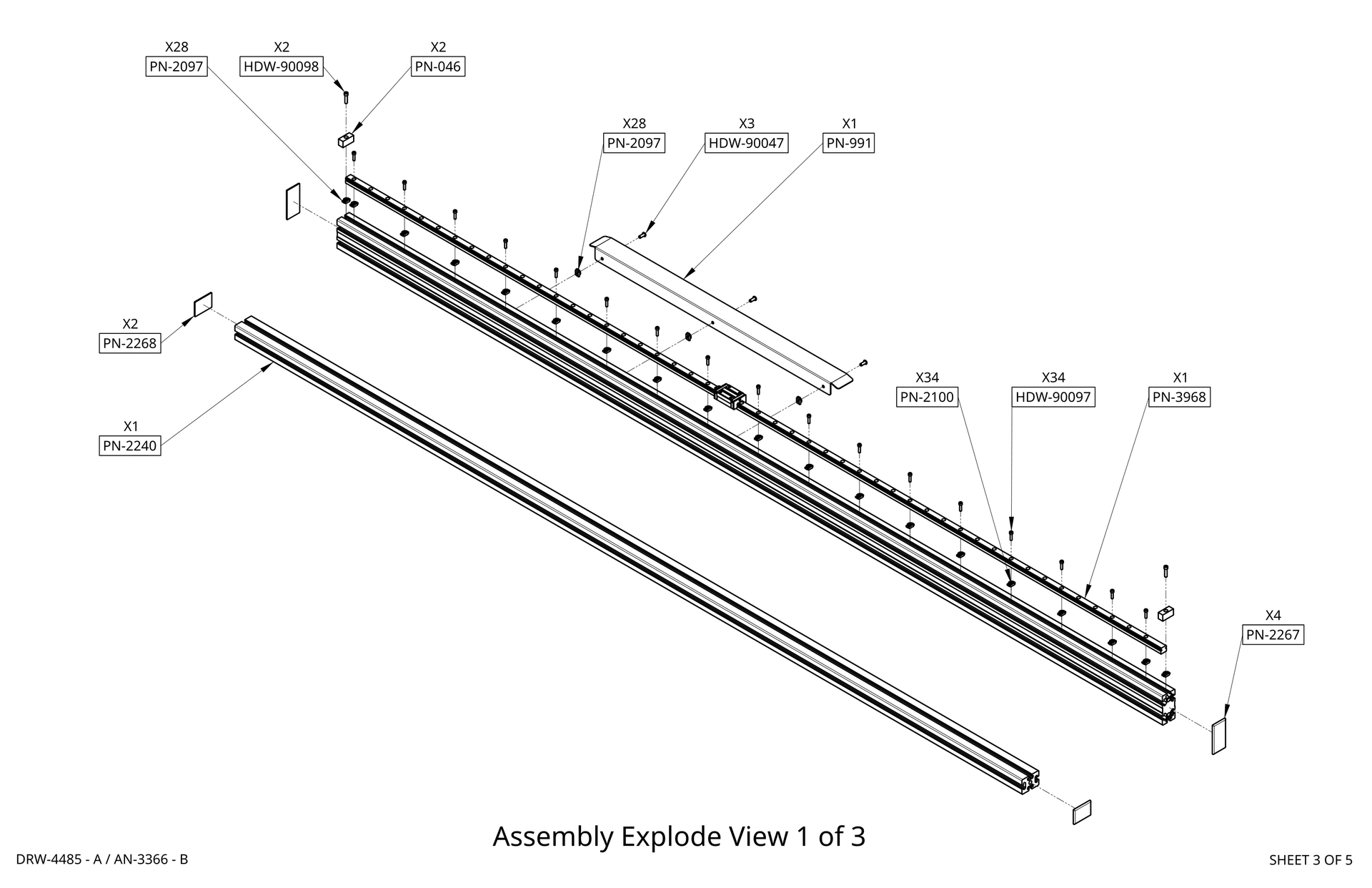 Deck Plate – 129”x29”