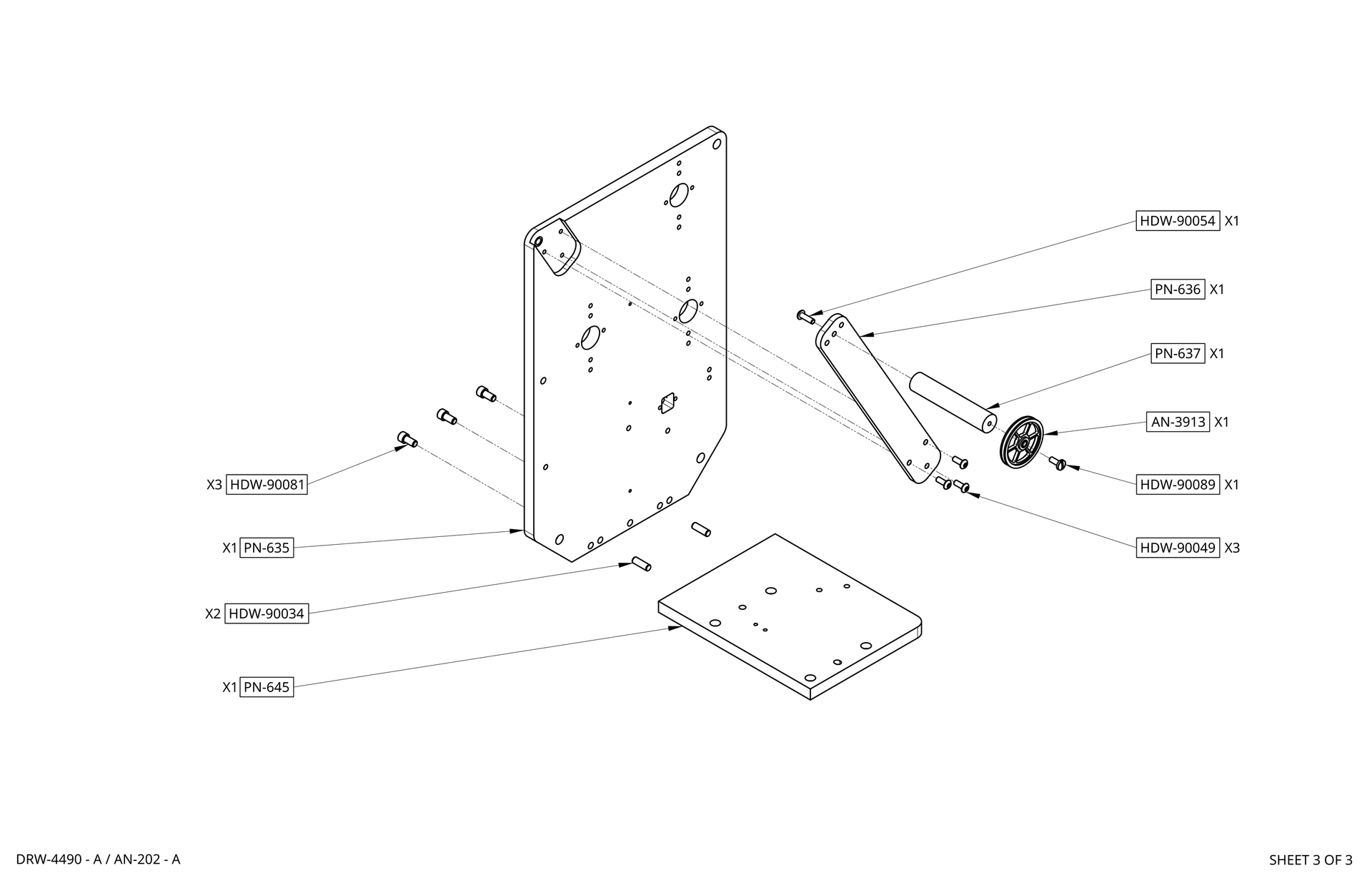 rothgreaves, 4000 series coil winder, rack, cad drawing base